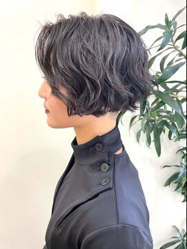 アッシュ 名駅(ASCH) レディース刈り上げ×パーマ