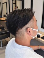 フィンセント 新高円寺店(VINCENT) ハードモヒカンスタイルを下ろしてみたらマイルドになる