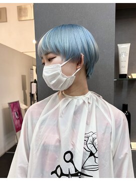 アン シュシュ(un chouchou) 水色