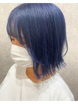 リースリー(Re.3 connecting beauty)&nbsp;切りっぱなしボブ×デニムネイビー☆