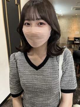 ドクターズサロン レラパール -高知 Lela pearl-ミディアム韓国アイドル系くびれヘア