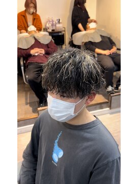 メンズ サロン ドット トウキョウ 町田店(men's salon dot. tokyo) 【小柳裕夢】ツイストスパイラル×ハイライト