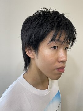 アルモニー ヘアー(Harmonie Hair) メンズカット×ショートウルフスタイル