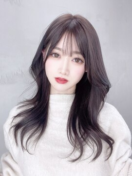 アイティー バイ アルバム 浦和店(IT by ALBUM) ワンホンヘア_チェリーブラウンフェミニンロング_9045