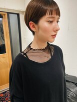 ウォーター 表参道(WATER)&nbsp;【WATER】ショートカット　前髪　ミニボブ/表参道.南青山