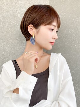 ロンド レグリーズ 立川(Lond leglise) ショート×顔周り×前髪×シルキーベージュ×グレージュカラー