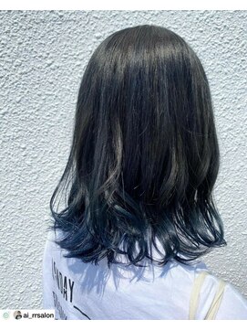 アールサロン オカザキ(Rr salon.OKAZAKI) ダークグレージュ裾カラー【Rr SALON】