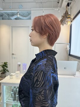 ロカ 表参道(loka) ハンサムショート/ハイトーン[表参道/ブリーチ/ハイライト]Mai