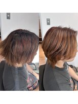 ラムロン(LAMRON)&nbsp;髪質改善/縮毛矯正/ストレート/メンズ/センターパート/韓国