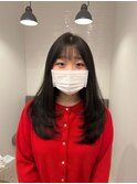 ◎韓国ヘアー顔周りレイヤーおくれ毛前髪新潟長岡宮関