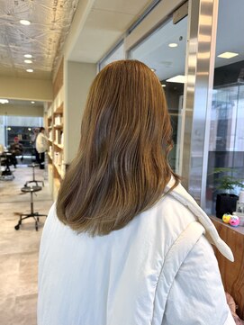 ジュール 金沢(Joule) ブリーチなしダブルカラー/オリーブベージュ