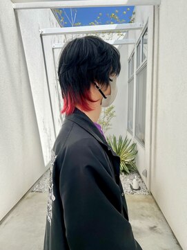 チトセ 遠石(CHITOSE) マッシュウルフ×デザインカラー