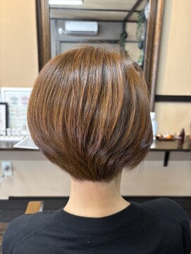 グラデーションボブスタイル