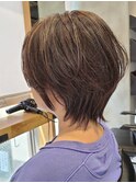マッシュショート/マッシュウルフ/大人ショート/30代/40代