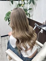 ベルヘアーデザイン 堺東(Belle hair Design)&nbsp;ハイトーン/ケアブリーチ/外国人風/レイヤーカット/堺東