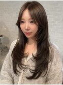 小顔似合わせ美髪ワンカールレイヤーカット