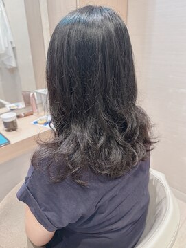 コーエン(cowen) 大人ガーリー美髪イメチェン絶壁ゆるふわウェーブ暗めカラー50代