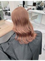 ベレーザ 渋谷神南(Beleza)&nbsp;15654ブリーチ＆ダブルカラー渋谷レイヤーミルクティーベージュ