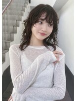 トリッカ 銀座(tricca)&nbsp;ミディアムパーマ/デジキュアパーマ/ブラウン/パーマ