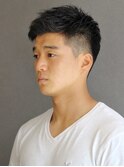 【ポルテオム】爽やか刈り上げショートフェードカット
