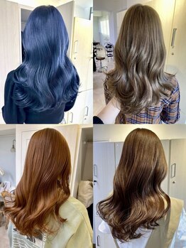 ダメージレスにこだわるArlelはカラーの種類も豊富！お洒落を楽しみつつ美髪に☆人気のイルミナカラーも◎