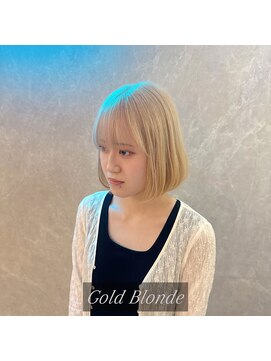 ショート/ゴールドブロンド/圧倒的ダメージ軽減ケアブリーチ