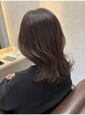 くびれミディアム レイヤーカット ナチュラルブラウン【momoka】