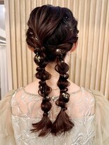 ヘアアレンジメント ボガスティーズ 溝の口店(Hair arrangement Vogusty's)&nbsp;ツイン編みおろし/参列/ヘアメ/デート