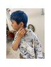【全体のボリュームを抑えたい方】メンズカット ＋ ストレートパーマ　￥10000