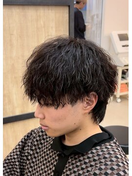 エッジ(EDGE) 大分メンズ刈らないショートマッシュツイストスパイラルパーマ