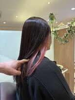 エル バイ ファースト(L by first)&nbsp;【L by first】ブリーチインナーカラーピンク