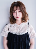 ヘアークラフト(Hair Craft)&nbsp;ゆるふわパーマ×ミディアムレイヤー【岡山】簡単アレンジ