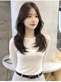新宿駅/20代30代/韓国レイヤーカット【髪質改善/前髪/顔まわり】