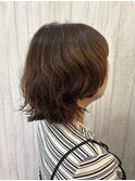 大人可愛いニュアンスボブ