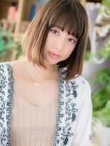 カバーヘア ブリス 戸田公園西口店(COVER HAIR bliss) 【甘辛MIX★前下がりのリッチミディ】