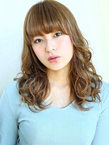 ヘアメイク フレンシア(hair make flencia) アッシュグレージュのニュアンスカール