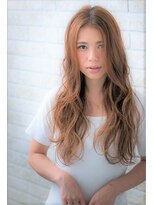 ソア 武蔵小杉(SOAR) トリートメントボルドーベージュカラーのワンレンセンターパート