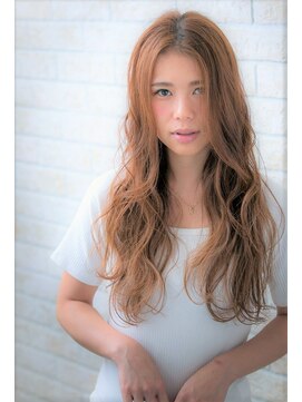 ソア 武蔵小杉(SOAR) トリートメントボルドーベージュカラーのワンレンセンターパート