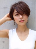【小顔補正立体カット】大人っぽく見える小顔刈り上げショート