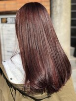 ヘアテラスベル(HAIR TERRACE BELL)&nbsp;【王道ロング】ピンクブラウンロングスタイル