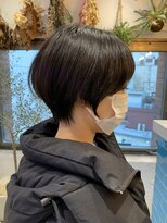 シー バイ ロンド 新宿(Sea by Lond)&nbsp;大人かわいいダークグレージュマッシュショート