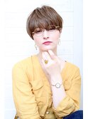 [OCEAN Hair&Life藤原純]韓国風マッシュショート×グレージュ☆
