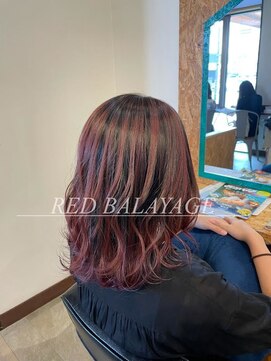 ダブルケーツー 倉敷店(wk-two) ☆RED BALAYAGE☆
