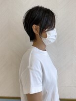 ロンド ストラーダ 心斎橋(Lond strada)&nbsp;ショート×ハイライト白髪ぼかし×シルキーベージュ[心斎橋]