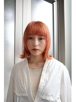 セシルへアー 福岡天神店(Cecil hair) くびれボブ/外ハネボブ/オレンジブラウン