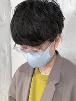 メルト 吉祥寺(melt) 長谷川/黒髪マッシュゆるめニュアンスパーマおしゃれワンカール