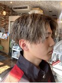 無造作センターパート