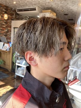 セカンド髪チョス 武蔵浦和店(2ND 髪 chos) 無造作センターパート