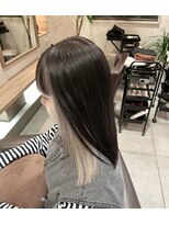 ヘアースタジオ エフ(Hair studio f) ホワイトブロンド×グレージュカラー
