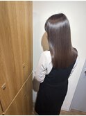 ダブルカラー/大人ボブ/黒髪スタイル/髪質改善/縮毛矯正 
